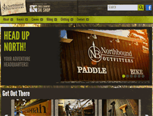 Tablet Screenshot of northboundoutfittersmi.com